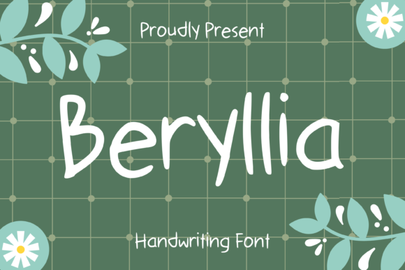 Beryllia Font for Handmade Creations
