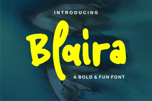 Blaira: A Handwritten Font for Branding with a Personal Touch