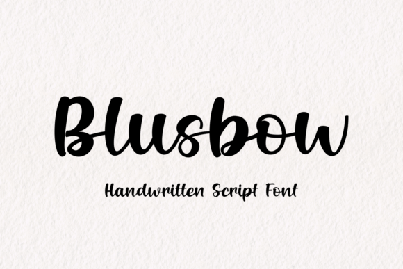 Blusbow: A Simple Font That Elevates Brand Design