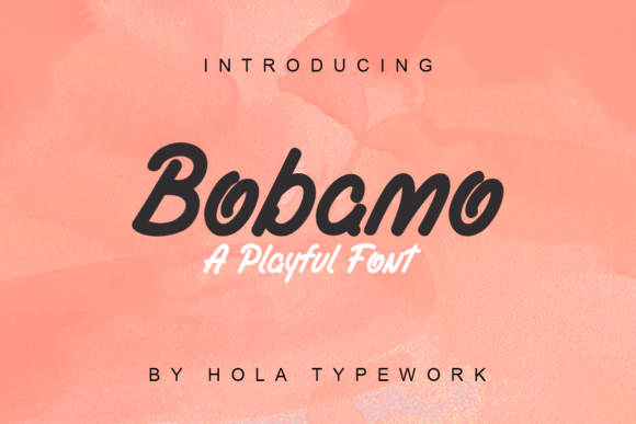 Bobamo: A Handwritten Font That Elevates Branding