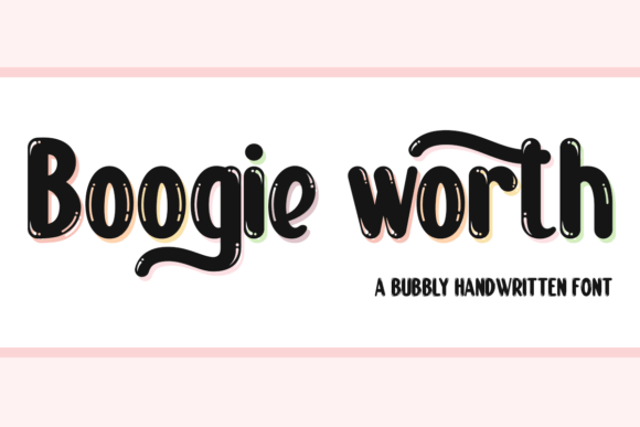 Boogie Worth Font for Web Design and Branding
