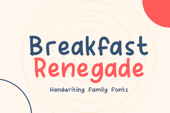 Breakfast Renegade Font for Bold Branding
