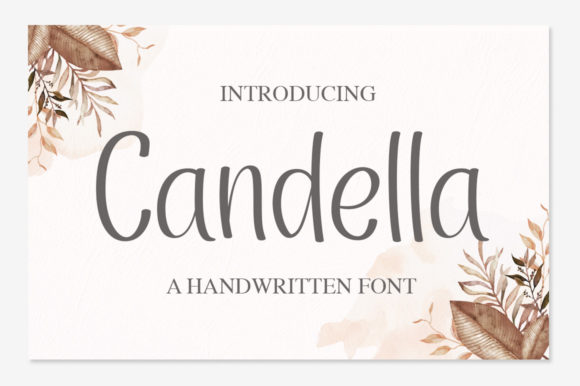 Candella Handwritten Font for Craft Creations