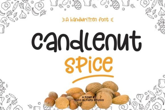 Candlenut Spice Font Review for Branding Projects