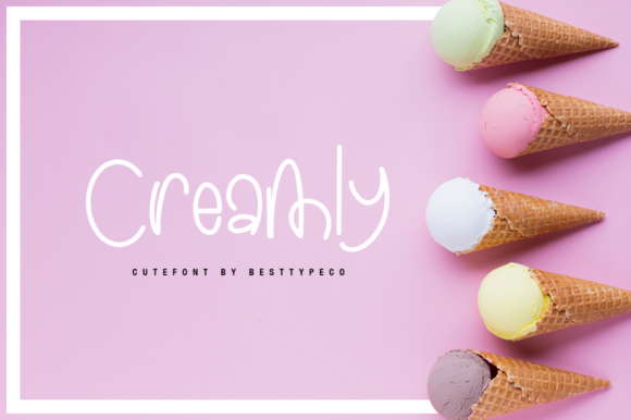 Creamly: A Playful Font for Polished Branding