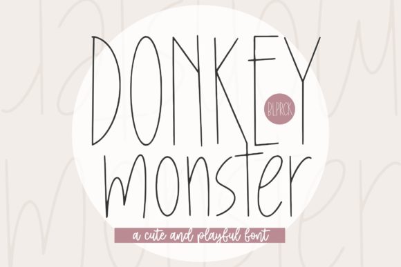 Donkey Monster: A Simple Font That Boosted My Brand’s Look