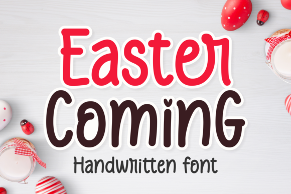 Easter Coming: A Playful Font for Spring Campaigns