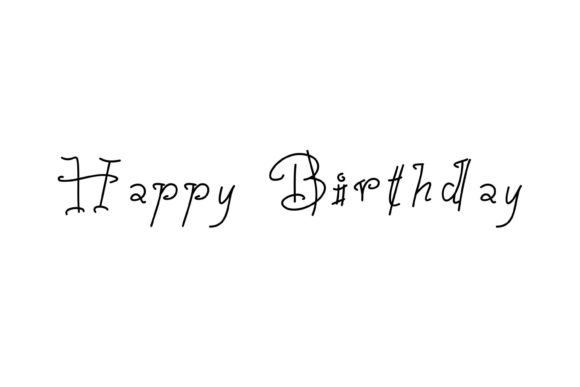 Happy Birthday Font for Professional Branding