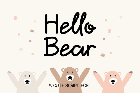 Hello Bear: A Delicate Script Font for Web Design