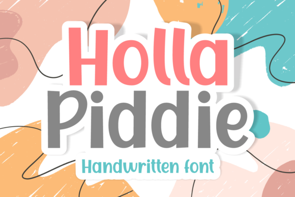 Holla Pidie: A Playful Handwritten Font for Digital Projects