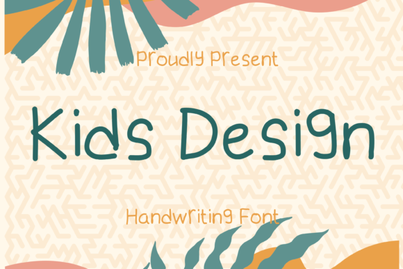 Kids Design: A Playful Handwritten Font for Creative Projects