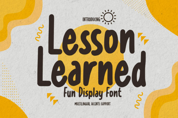 Lesson Learned: A Versatile Handwritten Font for Campaigns