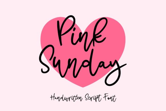 Pink Sunday: A Script Font with Editorial Grace