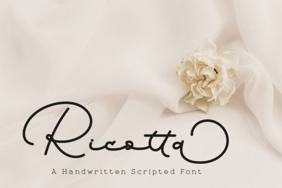 Ricotta Font for Web Design and Branding