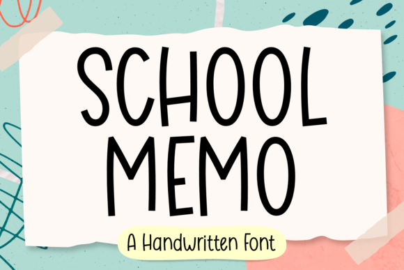School Memo Font Review: A Playful Typeface for Creative Projects