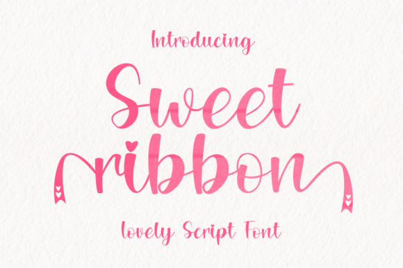Sweet Ribbon: A Handwritten Font for Editorial Elegance