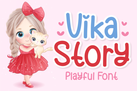 Vika Story: A Handwritten Font That Brings Craft Projects to Life