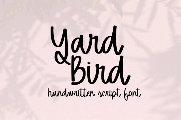 Yard Bird Font for Web Design Projects