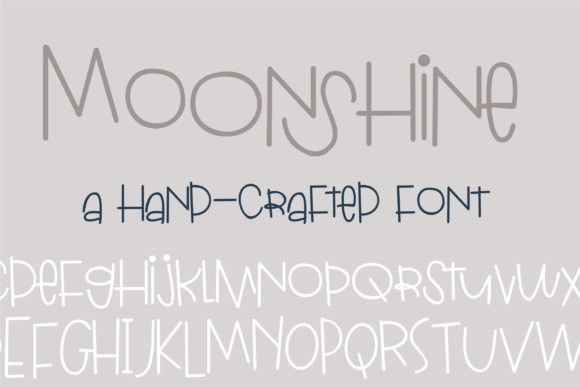 ZP Moonshine Font for Handmade Creations